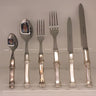 DESSERT FORK BAMBOO SILVER PLATED