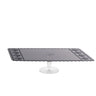 RECT PLAT SUR PIED -NOIR