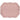 PLATEAU OVAL 50X41 CM VIEUX ROSE