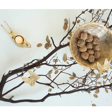 DOVE BLK NICKEL TEALIGHTS