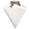 TRANCHE A TARTE BLANC AVEC NOEUD TAUPE
