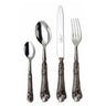 CUILLERE TABLE SOUS BOIS INOX ARGENT ANTIQUE