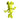 MINNIE WELCOME NEON YELLOW - 31CM