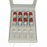 CANDY MINI FORK SET ( SET OF 4) - RED - GLASS/STAI