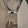 PEARL MINI FORK SET ( SET OF 4) - WHITE - ACRYLIC/