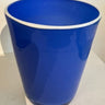 GLASS VASE BLUE H.9.5 D8.5