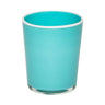 GLASS VASE OPALGREEN H.11.5 D.9