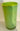 GLASS VASE GREEN H. 16.5 D9.5
