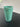GLASS VASE WHITE H.16.5 D.9.5