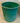 GLASS VASE OPALGREEN H.15 D15