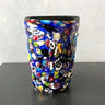 ROUGH MILLEFIORI VASE RED H17 D13