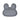 we might be tiny - Sitckie Plate "Bunny" / Grey
