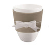 LOT 2 TASSES CAFE NOEUD TAUPE