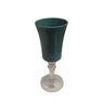 VERRE A VIN BLEU ACIER