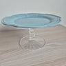 PLAT SUR PIED DIAM. 22 CM BLEU ACIER
